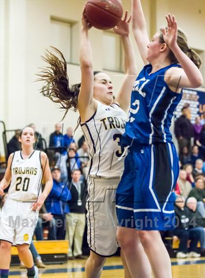 Thumbnail 2 in Hall @ Simsbury (CIAC LL Playoff) photogallery.
