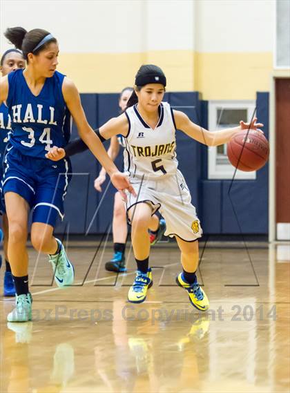 Thumbnail 3 in Hall @ Simsbury (CIAC LL Playoff) photogallery.