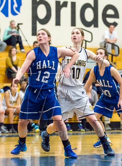 Thumbnail 2 in Hall @ Simsbury (CIAC LL Playoff) photogallery.