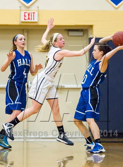 Thumbnail 2 in Hall @ Simsbury (CIAC LL Playoff) photogallery.