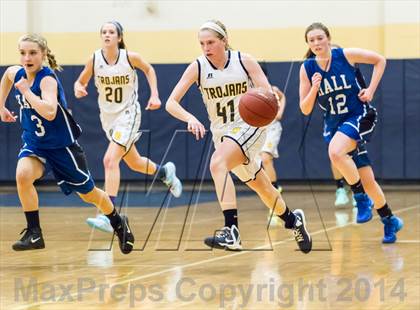 Thumbnail 2 in Hall @ Simsbury (CIAC LL Playoff) photogallery.