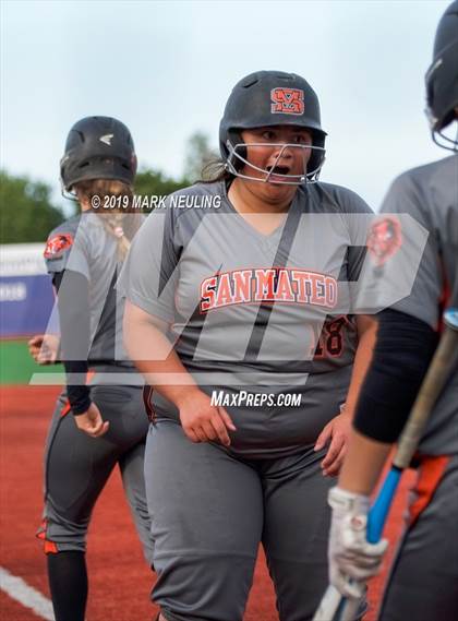 Thumbnail 2 in North Salinas vs. San Mateo (CIF CCS D1 Round 1) photogallery.