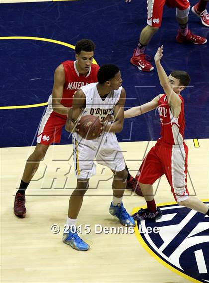 Thumbnail 2 in Bishop O'Dowd vs. Mater Dei (CIF State Open Division Final) photogallery.