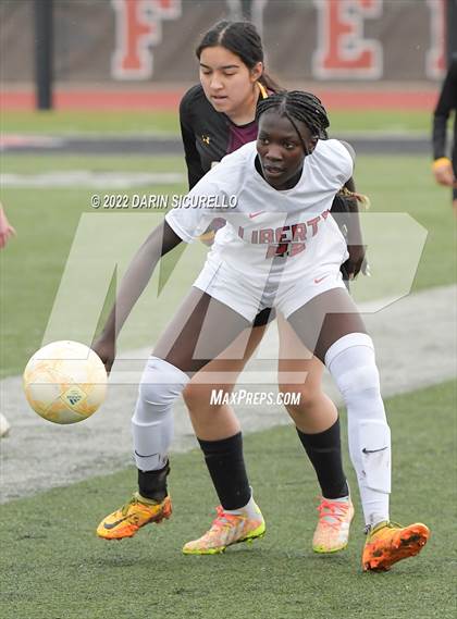 Thumbnail 2 in Liberty vs. Mountain Pointe (Coyote Classic Soccer Tournament) photogallery.