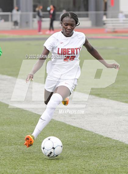 Thumbnail 3 in Liberty vs. Mountain Pointe (Coyote Classic Soccer Tournament) photogallery.
