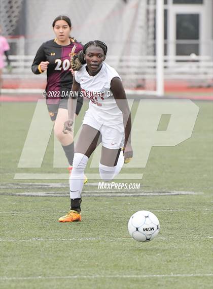 Thumbnail 3 in Liberty vs. Mountain Pointe (Coyote Classic Soccer Tournament) photogallery.