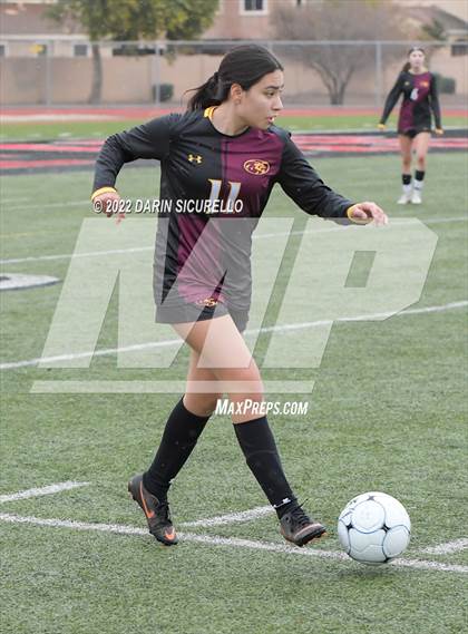 Thumbnail 2 in Liberty vs. Mountain Pointe (Coyote Classic Soccer Tournament) photogallery.