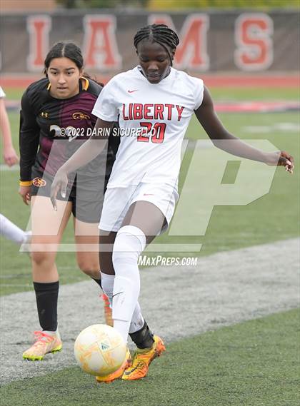 Thumbnail 1 in Liberty vs. Mountain Pointe (Coyote Classic Soccer Tournament) photogallery.