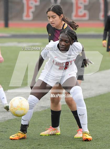 Thumbnail 1 in Liberty vs. Mountain Pointe (Coyote Classic Soccer Tournament) photogallery.