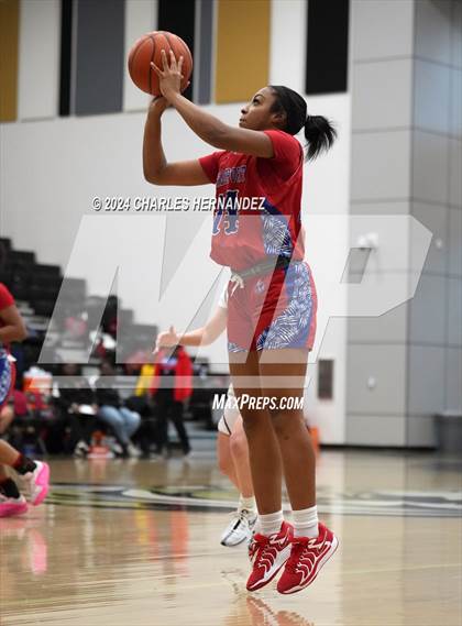 Thumbnail 3 in Cy-Fair vs. Brazosport (Lady Tiger Booster Hoops Round Robin) photogallery.