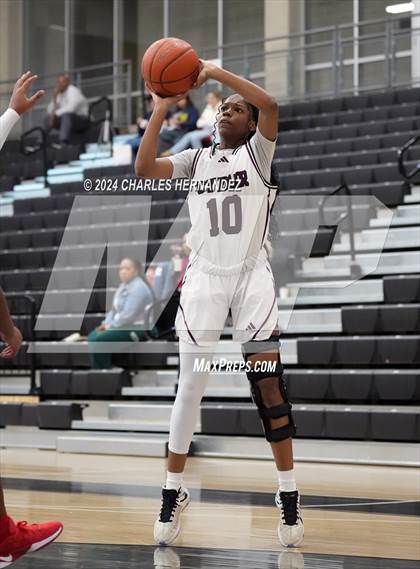 Thumbnail 2 in Cy-Fair vs. Brazosport (Lady Tiger Booster Hoops Round Robin) photogallery.