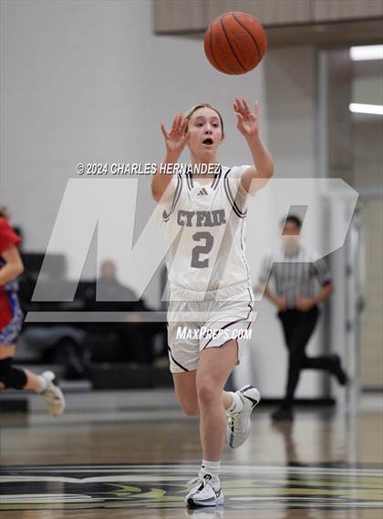 Thumbnail 3 in Cy-Fair vs. Brazosport (Lady Tiger Booster Hoops Round Robin) photogallery.