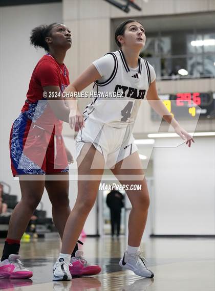 Thumbnail 2 in Cy-Fair vs. Brazosport (Lady Tiger Booster Hoops Round Robin) photogallery.