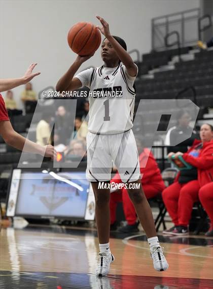 Thumbnail 2 in Cy-Fair vs. Brazosport (Lady Tiger Booster Hoops Round Robin) photogallery.