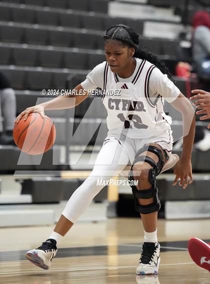 Thumbnail 3 in Cy-Fair vs. Brazosport (Lady Tiger Booster Hoops Round Robin) photogallery.