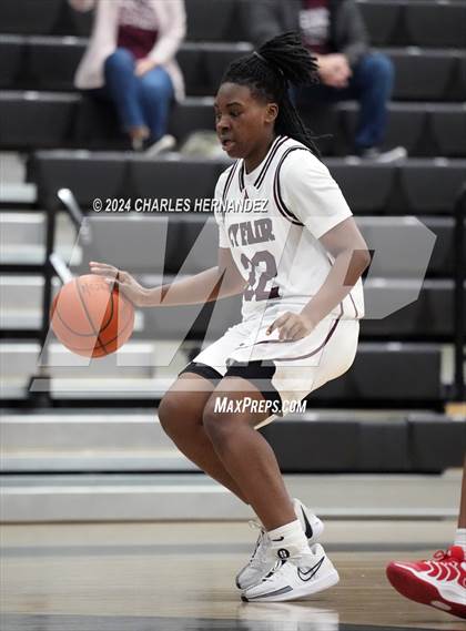 Thumbnail 2 in Cy-Fair vs. Brazosport (Lady Tiger Booster Hoops Round Robin) photogallery.