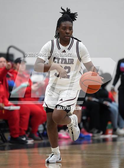 Thumbnail 3 in Cy-Fair vs. Brazosport (Lady Tiger Booster Hoops Round Robin) photogallery.