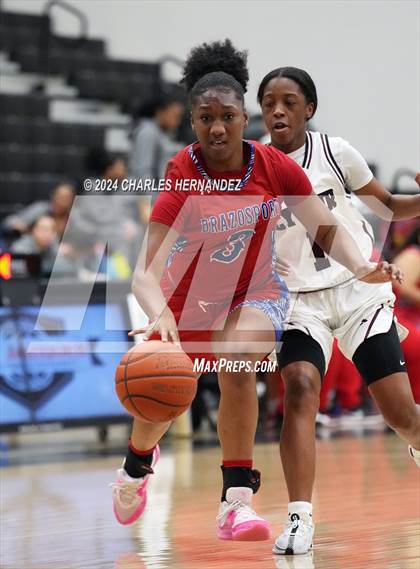 Thumbnail 2 in Cy-Fair vs. Brazosport (Lady Tiger Booster Hoops Round Robin) photogallery.