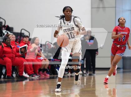 Thumbnail 3 in Cy-Fair vs. Brazosport (Lady Tiger Booster Hoops Round Robin) photogallery.
