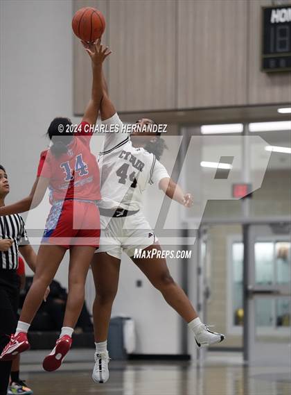 Thumbnail 1 in Cy-Fair vs. Brazosport (Lady Tiger Booster Hoops Round Robin) photogallery.