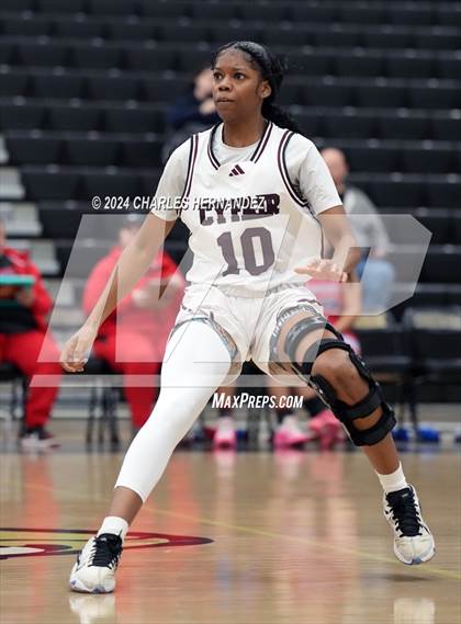 Thumbnail 2 in Cy-Fair vs. Brazosport (Lady Tiger Booster Hoops Round Robin) photogallery.