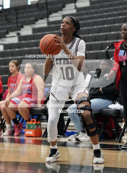 Thumbnail 1 in Cy-Fair vs. Brazosport (Lady Tiger Booster Hoops Round Robin) photogallery.