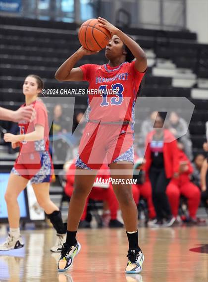 Thumbnail 2 in Cy-Fair vs. Brazosport (Lady Tiger Booster Hoops Round Robin) photogallery.
