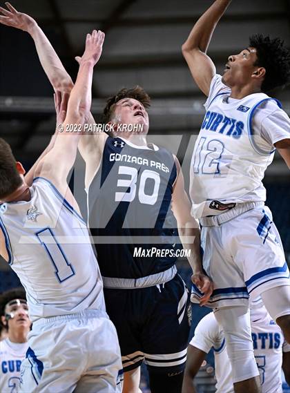Thumbnail 1 in Curtis vs. Gonzaga Prep (WIAA 4A Round 2 State Playoff)  photogallery.