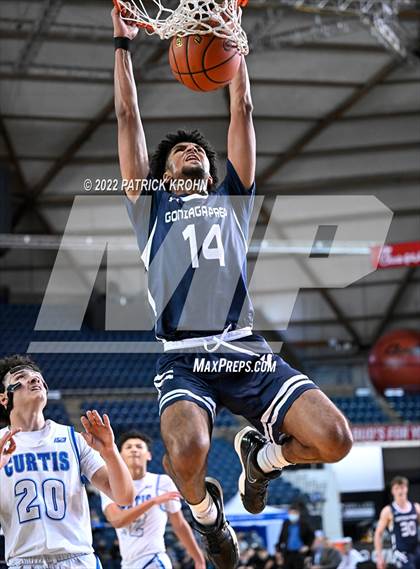 Thumbnail 3 in Curtis vs. Gonzaga Prep (WIAA 4A Round 2 State Playoff)  photogallery.