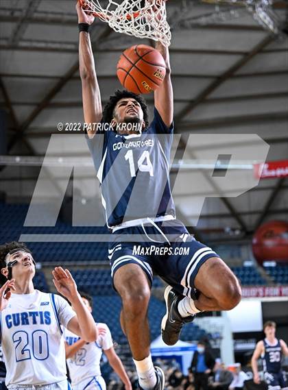 Thumbnail 1 in Curtis vs. Gonzaga Prep (WIAA 4A Round 2 State Playoff)  photogallery.