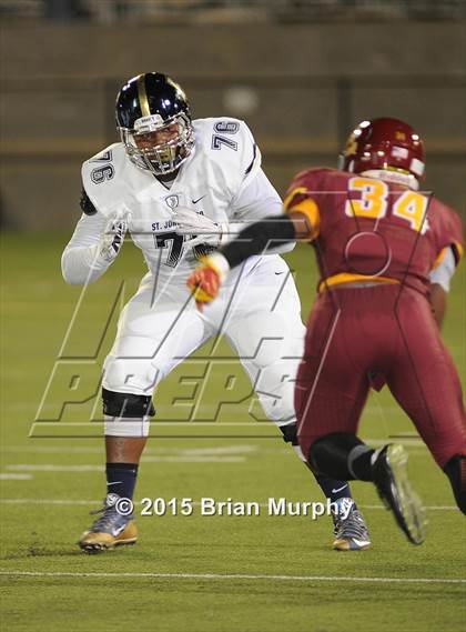 Thumbnail 2 in Central Catholic vs. St. John Bosco photogallery.