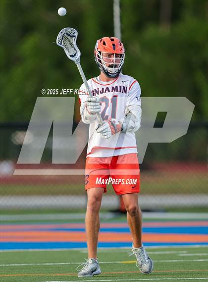 Thumbnail 2 in Lake Highland Prep @ Benjamin (FHSAA 1A Regional Semifinal) photogallery.