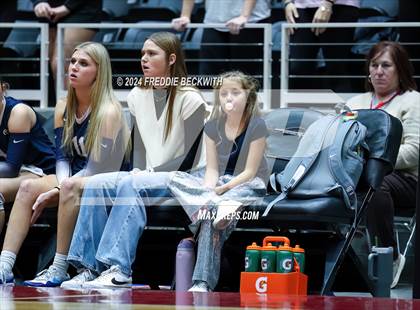 Thumbnail 3 in Goliad vs. Bushland (UIL 3A Volleyball Division I Final) photogallery.