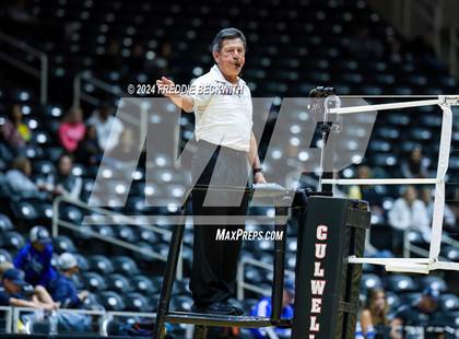 Thumbnail 1 in Goliad vs. Bushland (UIL 3A Volleyball Division I Final) photogallery.
