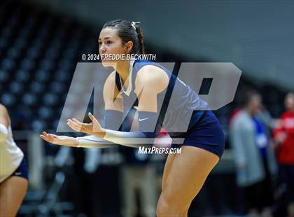 Thumbnail 2 in Goliad vs. Bushland (UIL 3A Volleyball Division I Final) photogallery.