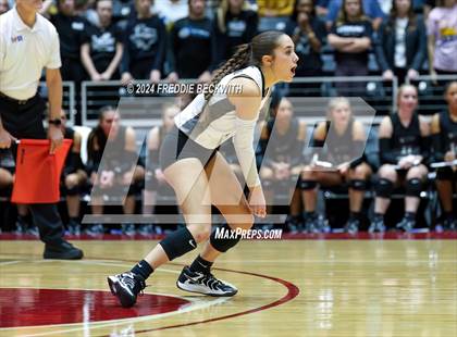 Thumbnail 1 in Goliad vs. Bushland (UIL 3A Volleyball Division I Final) photogallery.