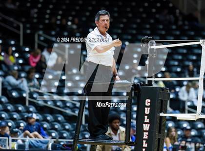 Thumbnail 2 in Goliad vs. Bushland (UIL 3A Volleyball Division I Final) photogallery.
