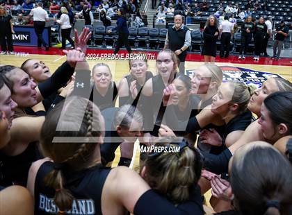 Thumbnail 1 in Goliad vs. Bushland (UIL 3A Volleyball Division I Final) photogallery.