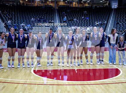 Thumbnail 3 in Goliad vs. Bushland (UIL 3A Volleyball Division I Final) photogallery.