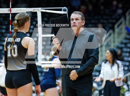Thumbnail 3 in Goliad vs. Bushland (UIL 3A Volleyball Division I Final) photogallery.