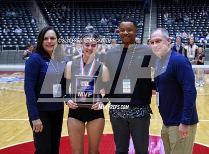 Thumbnail 2 in Goliad vs. Bushland (UIL 3A Volleyball Division I Final) photogallery.