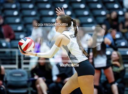 Thumbnail 2 in Goliad vs. Bushland (UIL 3A Volleyball Division I Final) photogallery.