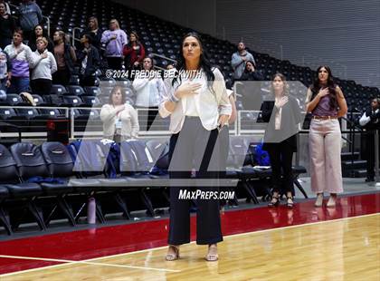 Thumbnail 2 in Goliad vs. Bushland (UIL 3A Volleyball Division I Final) photogallery.