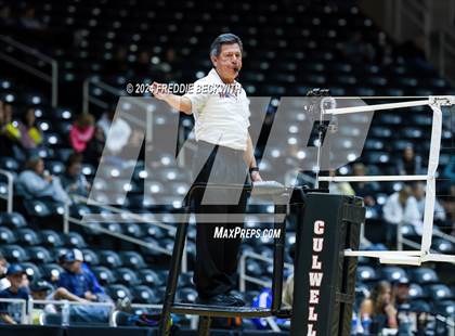 Thumbnail 1 in Goliad vs. Bushland (UIL 3A Volleyball Division I Final) photogallery.