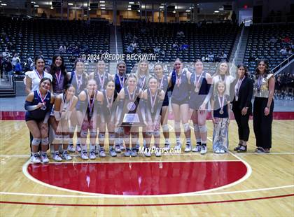 Thumbnail 1 in Goliad vs. Bushland (UIL 3A Volleyball Division I Final) photogallery.