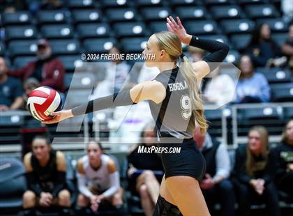 Thumbnail 2 in Goliad vs. Bushland (UIL 3A Volleyball Division I Final) photogallery.