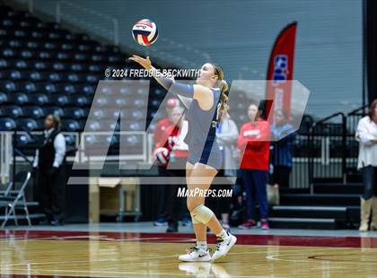 Thumbnail 2 in Goliad vs. Bushland (UIL 3A Volleyball Division I Final) photogallery.