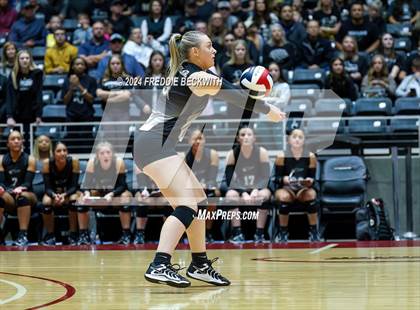 Thumbnail 1 in Goliad vs. Bushland (UIL 3A Volleyball Division I Final) photogallery.