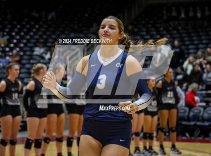 Thumbnail 2 in Goliad vs. Bushland (UIL 3A Volleyball Division I Final) photogallery.