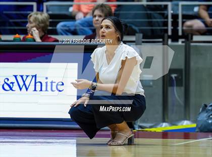 Thumbnail 2 in Goliad vs. Bushland (UIL 3A Volleyball Division I Final) photogallery.